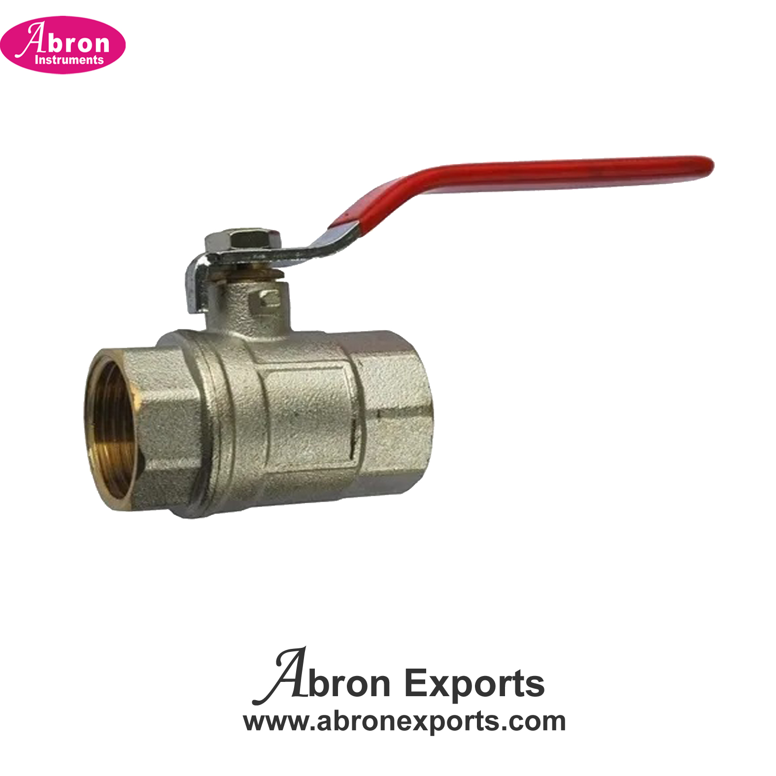 Medical oxygen air pipe line brass ball valve 54mm 1pc Abron ABM-1123BV54 